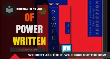 The 48 Laws of Power: Unveiling Its Creation Timeline
