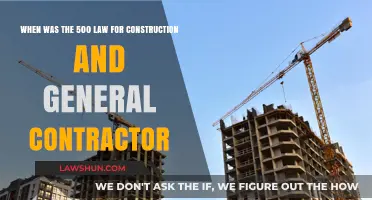 Understanding the 500 Law: Construction and General Contractor Timeline