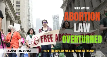 The Abortion Law Overturned: A Historical Review