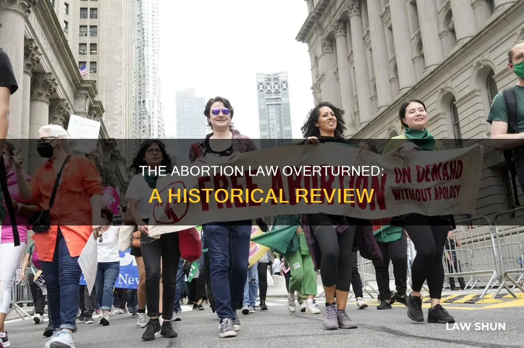 when was the abortion law overturned