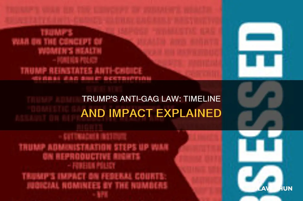 when was the anti gag law trump