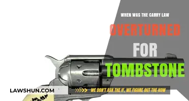 Tombstone's Carry Law Overturned: A Historical Turning Point Explained
