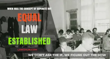 Separate but Equal": Origins of a Divisive Legal Doctrine Explaine