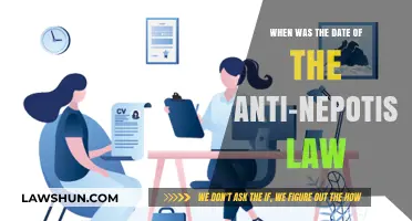 The Anti-Nepotism Law: Uncovering Its Enactment Date and Impact