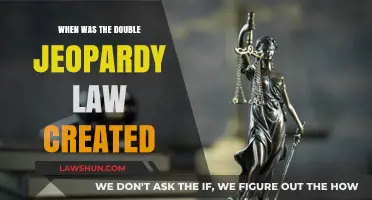 The Double Jeopardy Law: When Was It Established?