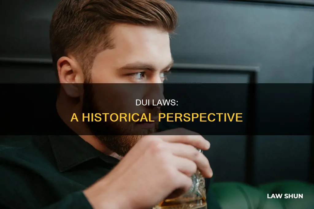 when was the dui law created