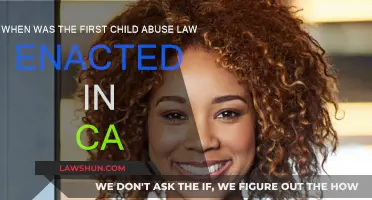 California's First Child Abuse Law: A Historical Perspective