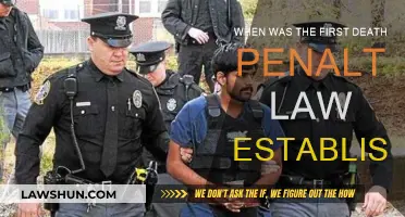 The First Death Penalty Law: A Historical Perspective