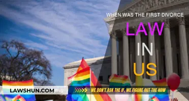 The First US Divorce Laws: A Historical Overview