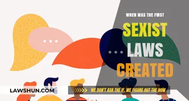 The First Sexist Laws: A Historical Perspective