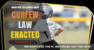 Illinois Child Curfew Law: Enactment Date and Historical Context