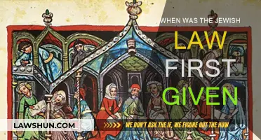The Jewish Law: When Was It First Given?
