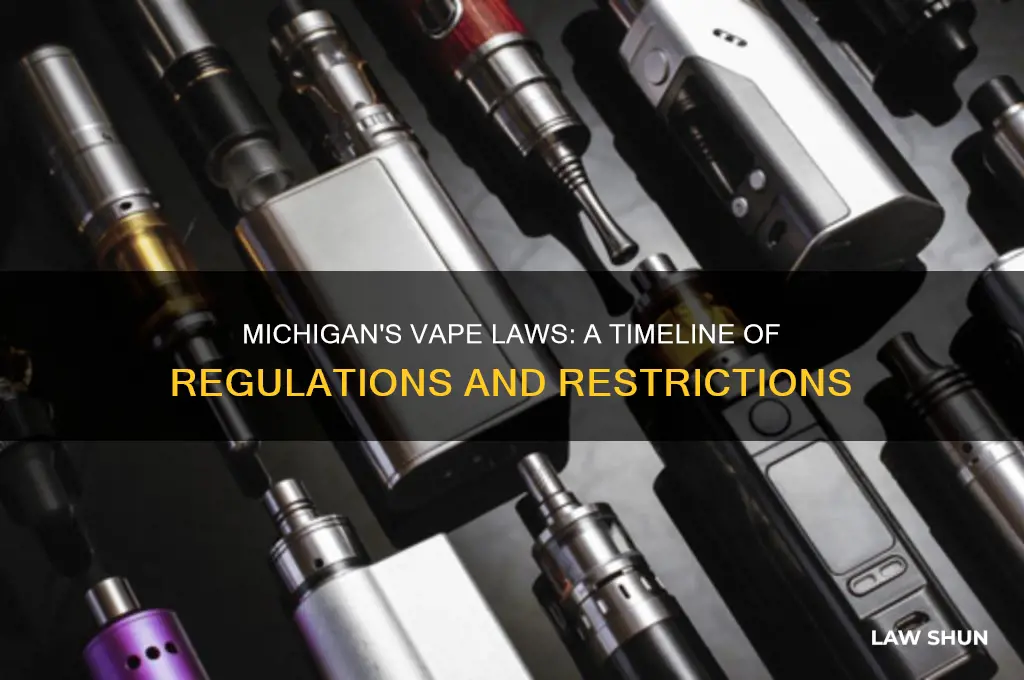 when was the law about vapes in michigan