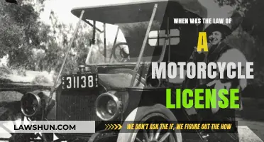 Motorcycle Licensing: Law and History