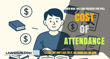 Understanding the Passage of Full Cost of Attendance Law