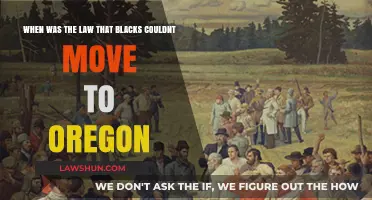 Oregon's Exclusion Law: When Were Black Settlers Banned?