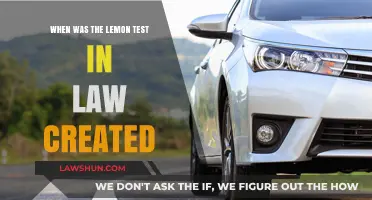 Lemon Test: A Historical Overview of the Law