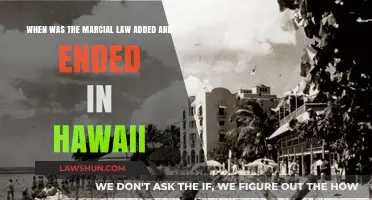 Hawaii's Martial Law: Implementation and Termination Dates Explained