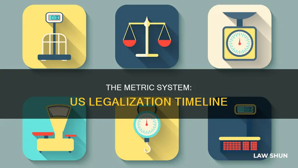 when was the metric systme become law in the us