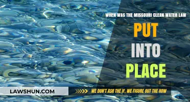 Missouri's Clean Water Law: A Historical Overview of Its Implementation