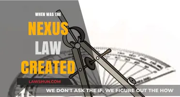 The Nexus Law: When Did It Begin?