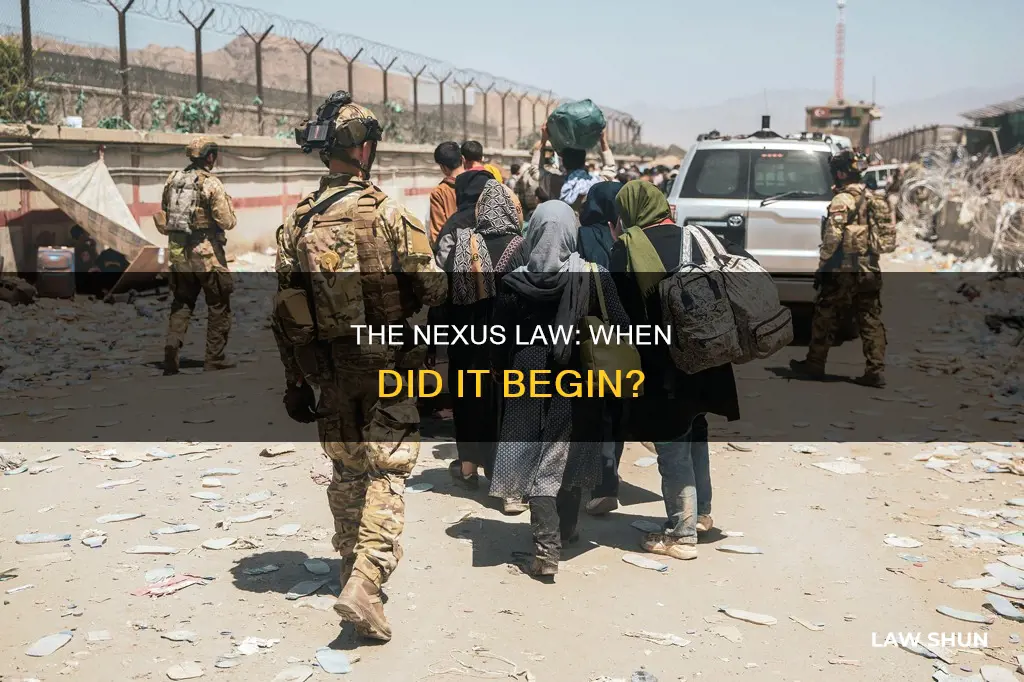 when was the nexus law created