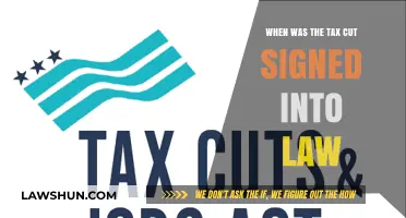 Tax Cut Law: When Was It Passed?
