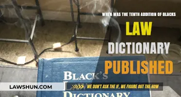 The Tenth Edition of Black's Law Dictionary: A Publication Date Overview