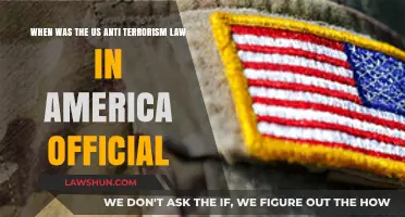 The Official Enactment of US Anti-Terrorism Law: A Historical Overview
