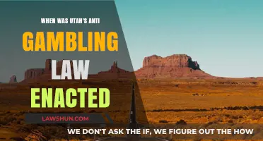 Utah's Anti-Gambling Law: A Historical Enactment and Its Impact