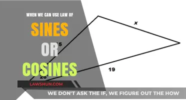 Trigonometry: When to Use the Law of Sines and Cosines