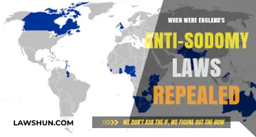 England's Anti-Sodomy Laws Repealed: A Turning Point in History