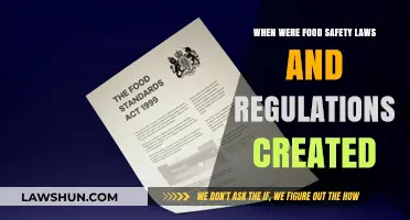 The Evolution of Food Safety Laws and Regulations