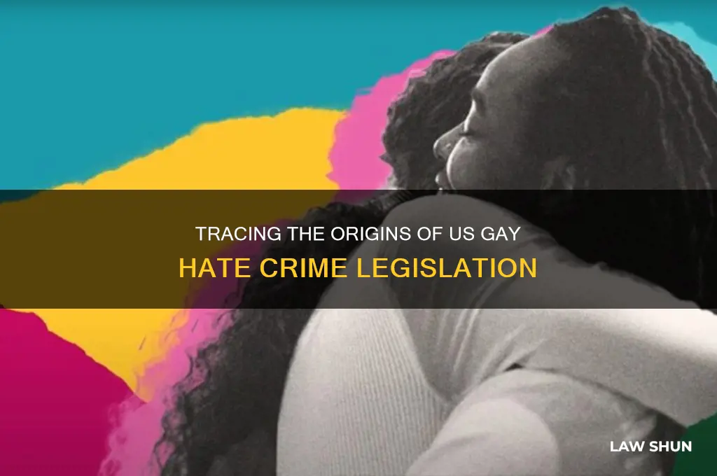when were gay hate crime laws established in the us