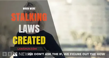 Stalking Laws: When Did They Come Into Existence?