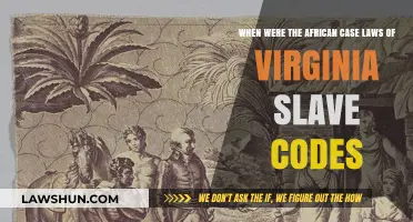African Slave Codes: Virginia's Legal Legacy