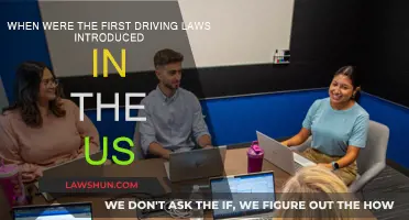 The Evolution of Driving Laws in the US