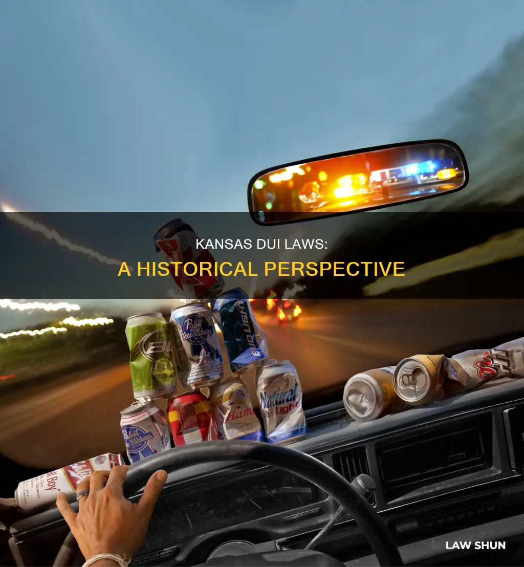 when were the first dui laws created in kansas