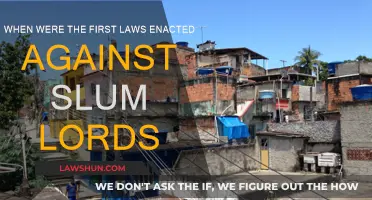 The First Anti-Slum Laws: A Historical Perspective