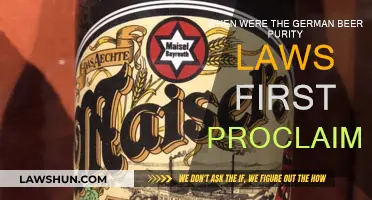 German Beer Purity Laws: A Historical Proclamation