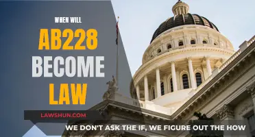 California's AB228: Expected Law Implementation Date and Details