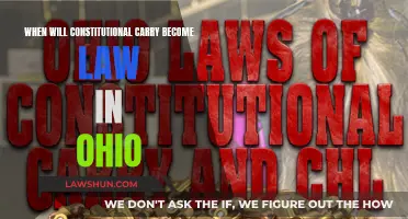 Ohio's Constitutional Carry Law: When Will It Be Passed?