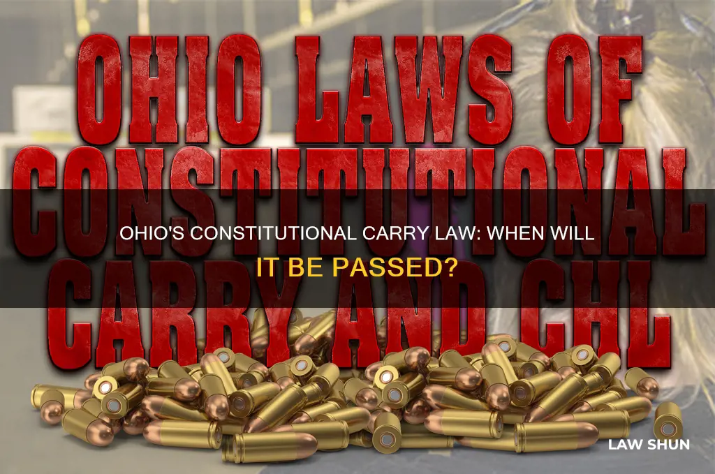 when will constitutional carry become law in ohio