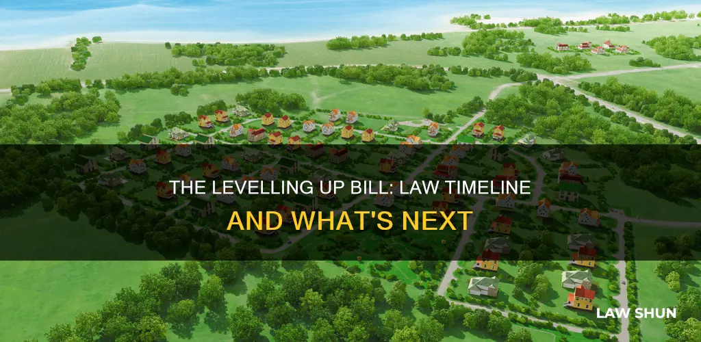 when will levelling up bill become law