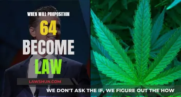 California's Proposition 64: Legalization Date and Impact