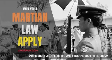 Understanding Martial Law: Martian Scenarios and Applications