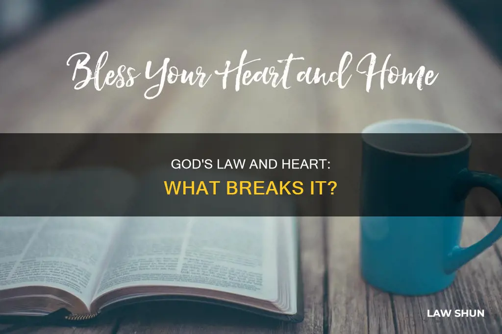 when you break gods law does it break his heart