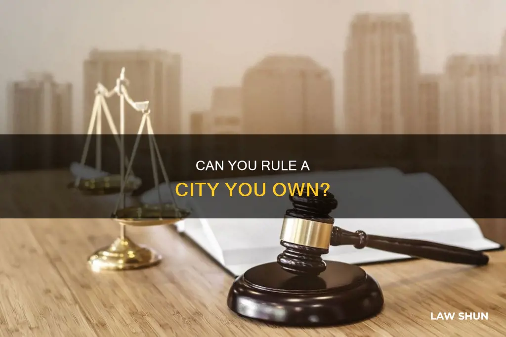 when you buy a city can you make the laws