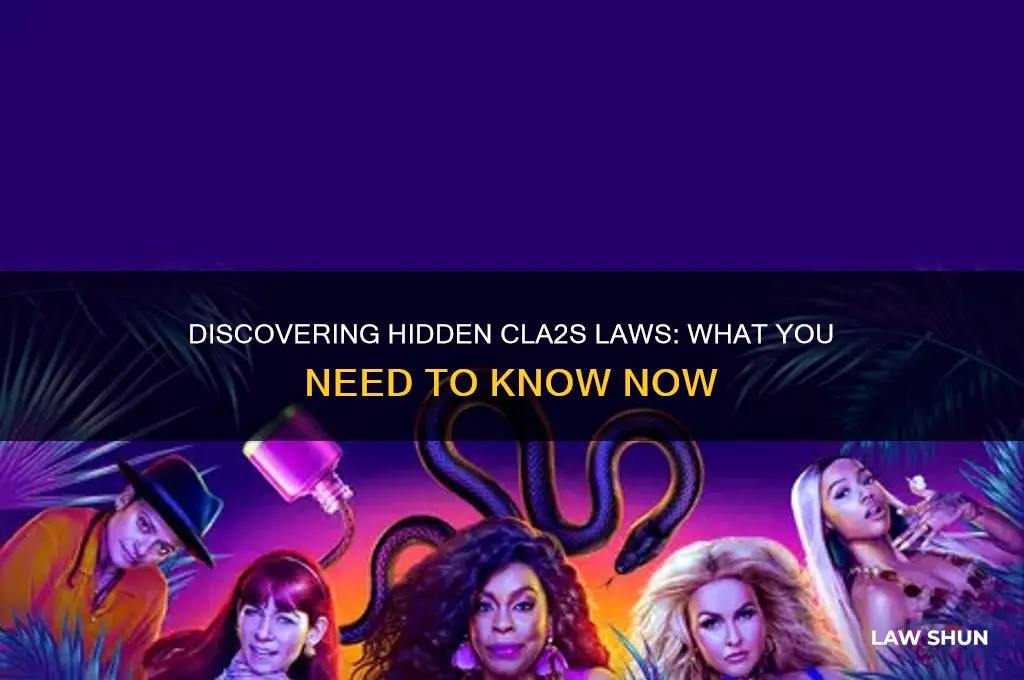 when you find out there are laws on the cla2s