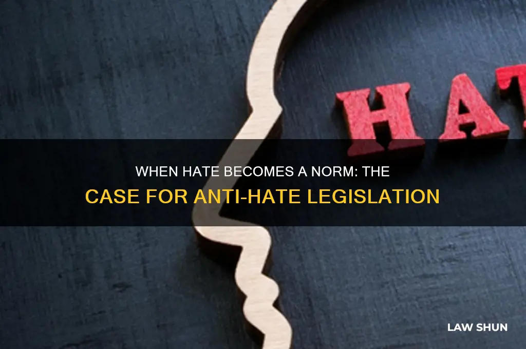 when you need laws forbidding people from hating you